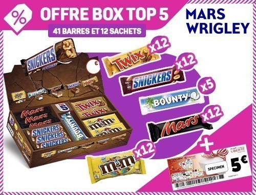 MARS OFFRE BOX TOP 5 PRINTEMPS 2026