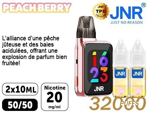 JNR FLUX PRO 32K PEACH BERRY 20 MG