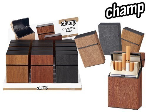 ETUI PAQ 20 CIGARETTES WOODEN (PR.12)