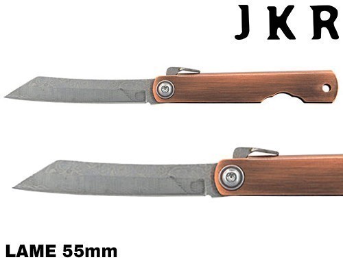 Couteau Jkr Pliant Higonokami Damas Lame 55Mm (1)