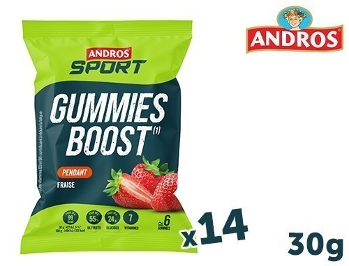 ANDROS SPORT GUMMIES BOOST FRAISE PAV 14X30g (1)