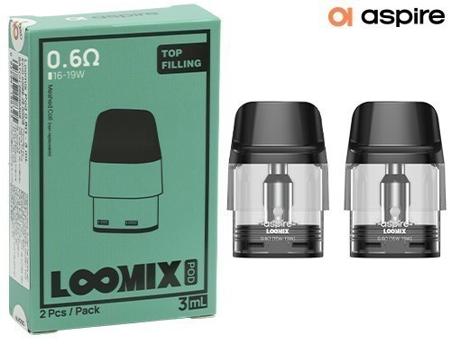 POD POUR LOOMIX ASPIRE 0.6 OHM