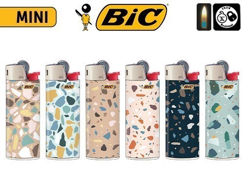 BIC BRIQUET J25 MINI ''TERRAZZO''  (50)
