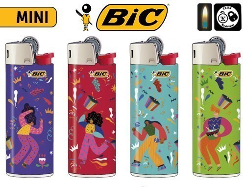 BIC BRIQUET J25 MINI ''CARNAVAL''  (50)