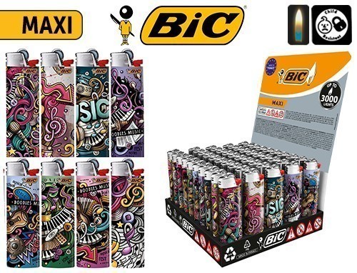 BIC BRIQUET MAXI '' DOODLE ''  (50)