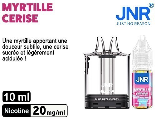 JNR POD   1 FLACON 20 MG BLUE RAZZ CHERRY