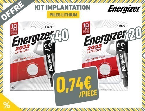 ENERGIZER KIT IMPLANTATION PILES LITHIUM (1)