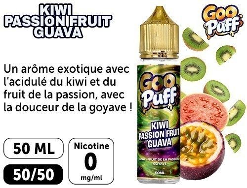 GOO PUFF KIWI PASSION GUAVA 50ML