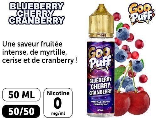 Cranberry, Blueberry, Cherry