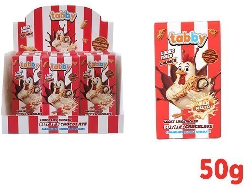 Tabby Pilon Poulet Chocolat Caramel 50Gr (12)