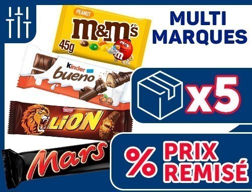 Offre Ouverte 5 Boites Chocolat
