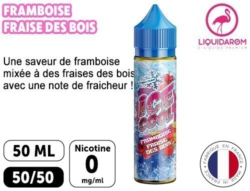 Ice Cool Framboise Fraise Des Bois 50 Ml