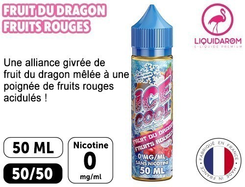 Ice Cool Fruit Du Dragon Fruits Rouges 50 Ml