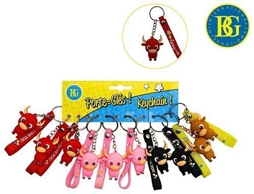 Porte-Cles Bison 5Cm 4 Modeles Ass (12)