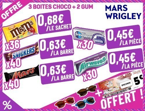 Mars Wrigley Offre 3 Btes Choco 2 Gum (1)