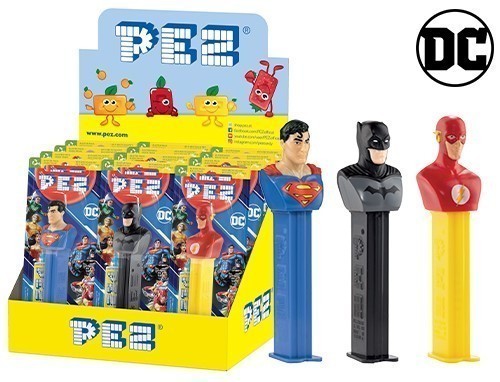 Pres. 12 Dist Recharges Pez ' Dc Heroes '