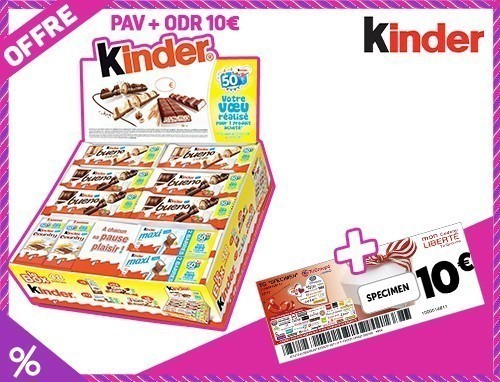 Offre Kinder Pav 48 Pcs Odr 2026