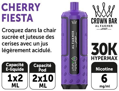 Al Fakher Hypermax 30 K Cherry Fiesta 6Mg