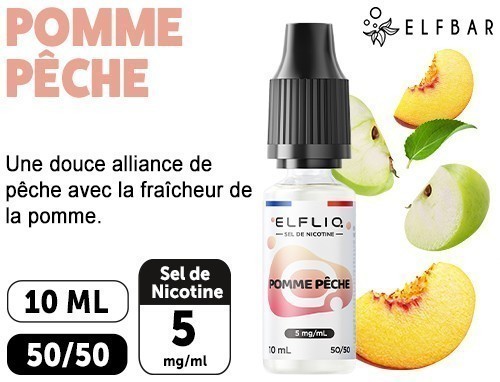 Elfliq Pomme Peche 10Ml 05 Mg