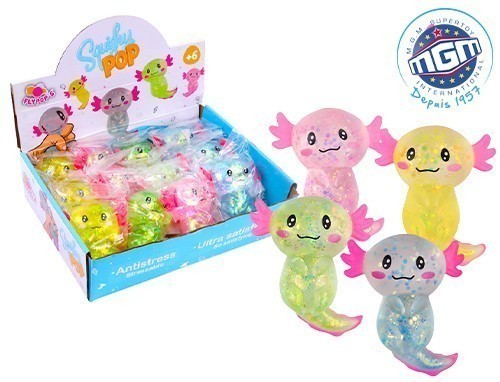 Antistress Squishy Axolotls 10X8Cm (Pr.12)