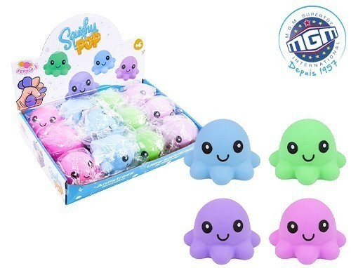 Antistress Octopus Ball Poulpes 9X5.5Cm (Pr.12)