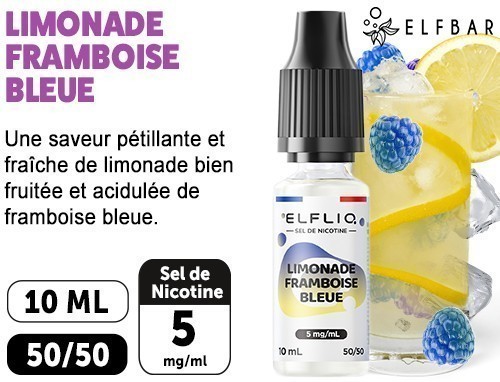 Elfliq Limonade Framboise 10Ml 05 Mg