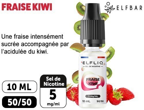 Elfliq Fraise Kiwi 10Ml 05 Mg