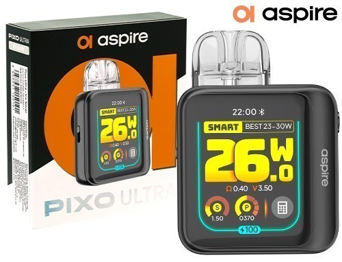 Kit Pixo Ultra Aspire Black 1500 Mha