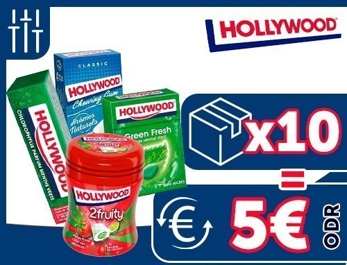 Offre Hollywood 10 Btes Odr 10€