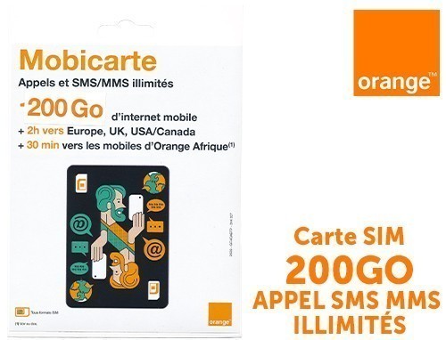 Carte Sim Orange Mobicarte Zen 200 Go (10)