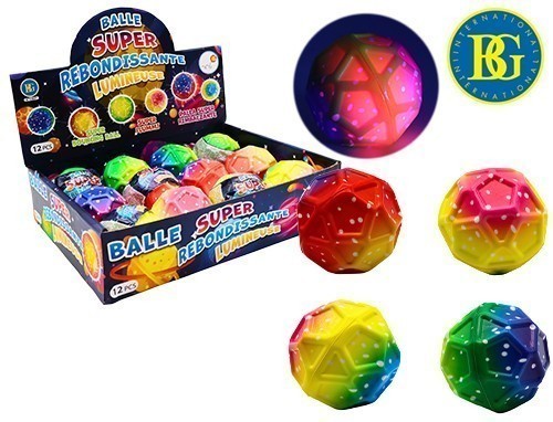 Balle Lumineuse Super Rebond 6.5Cm (Pr.12)