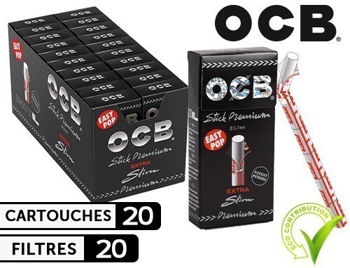 Etui 20 Sticks 6 Bouts Filtre Ocb Premium (20)