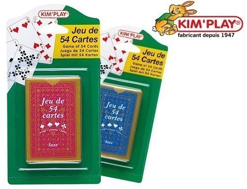 Blister Etui Carton Jeu 54 Cartes Standard (24)