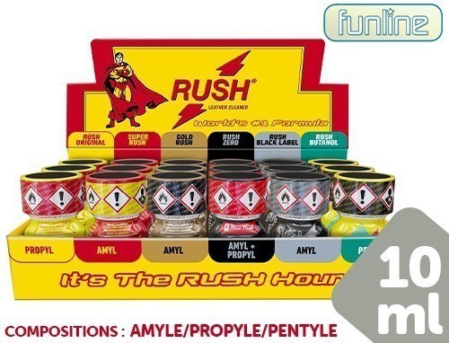 Display Rush Assortis 10Ml (18)