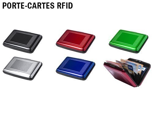 Porte-Cartes Rfid Aluminium Ass. (10)