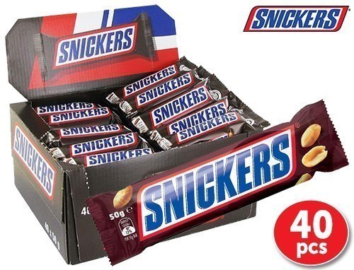 Snickers Barre Chocol. Caramel Cacahuete 50G (40)