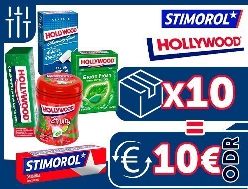 Offre Hollywood 10 Btes Odr 10€