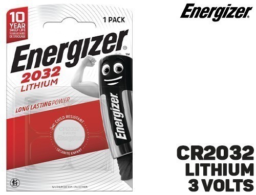 Energizer Pile Cr2032 Lithium 3V (10)