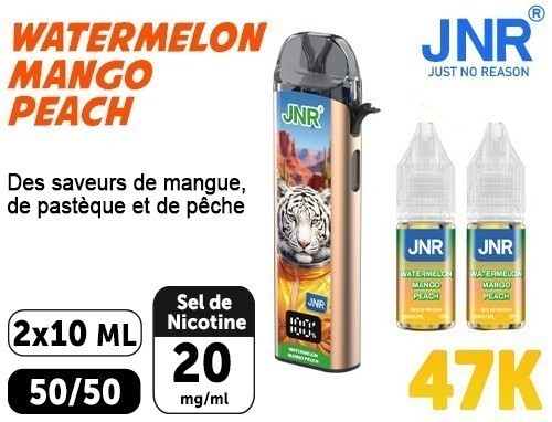 Jpuff Jnr 47K Watermelon Mango Peach 20 Mg