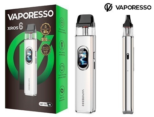 Kit Xros 6 Vaporesso 1800 Mha Pearl White
