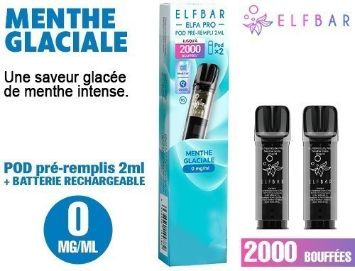 Pod Elfa Pro Menthe Glaciale 00Mg