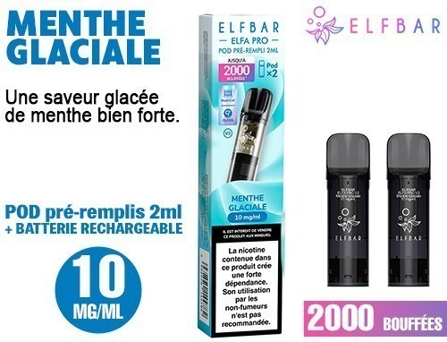Pod Elfa Pro Menthe Glaciale 10Mg