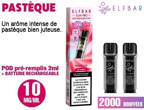 Pod Elfa Pro Pastéque 10Mg