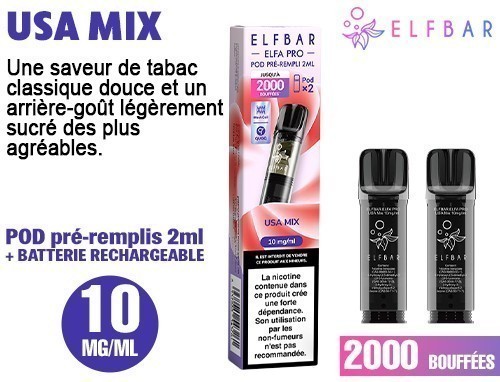 Pod Elfa Pro Usa Mix 10Mg