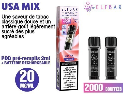 Pod Elfa Pro Usa Mix 20Mg