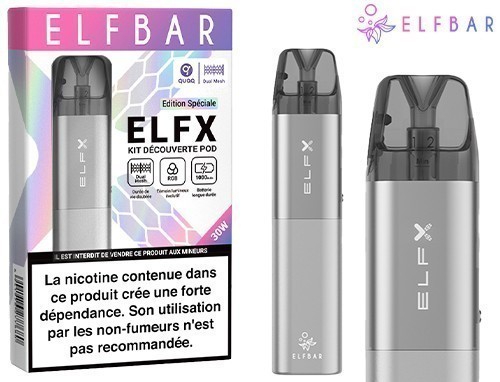 Kit Elfx Elfbar Grise 1000 Mha