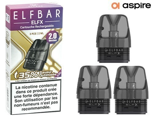 Boite De 3 Pod Pour Elfx 0.8 Ohm