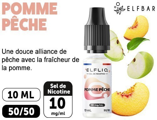 Elfliq Pomme Peche 10Ml 10Mg