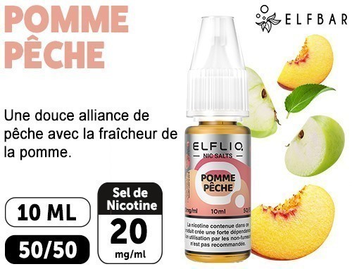 Elfliq Pomme Peche 10Ml 20Mg