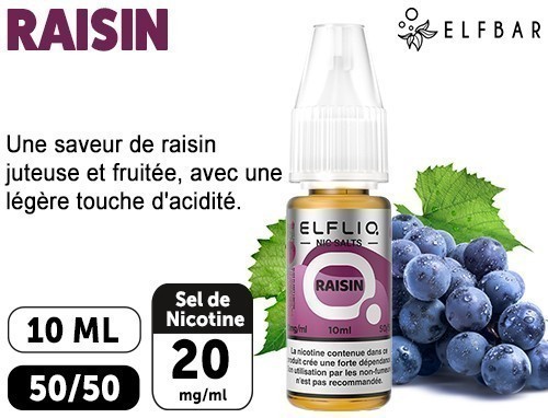 Elfliq Raisin 10Ml 20Mg
